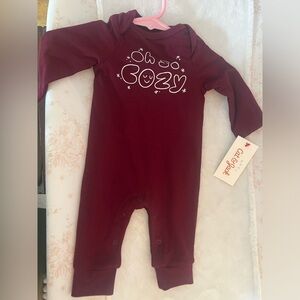Maroon Kids One Piece